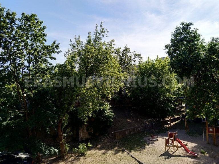 Pasillo que conecta las habitaciones en piso Erasmus, Kauno gatvė