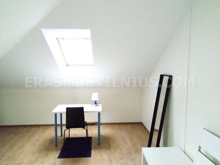 Salón compartido de 30 m² con sofá y mesa de centro en el Piso 4