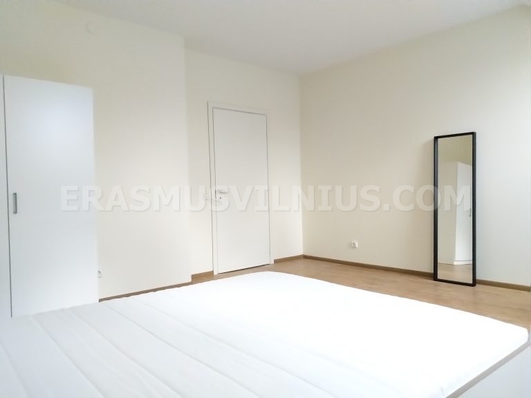 Zona del inodoro en baño renovado de alojamiento de estudiantes