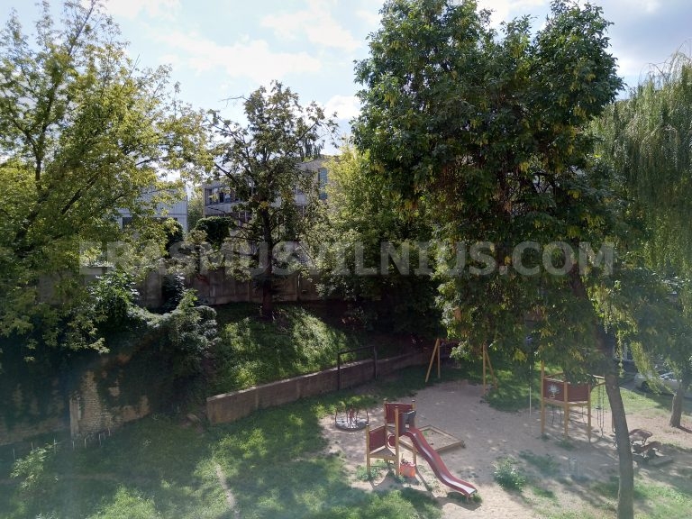 Vista del barrio desde Kauno gatvė en el casco antiguo de Vilna